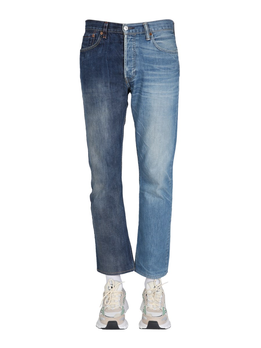 1/OFF    50/50 COTTON DENIM JEANS