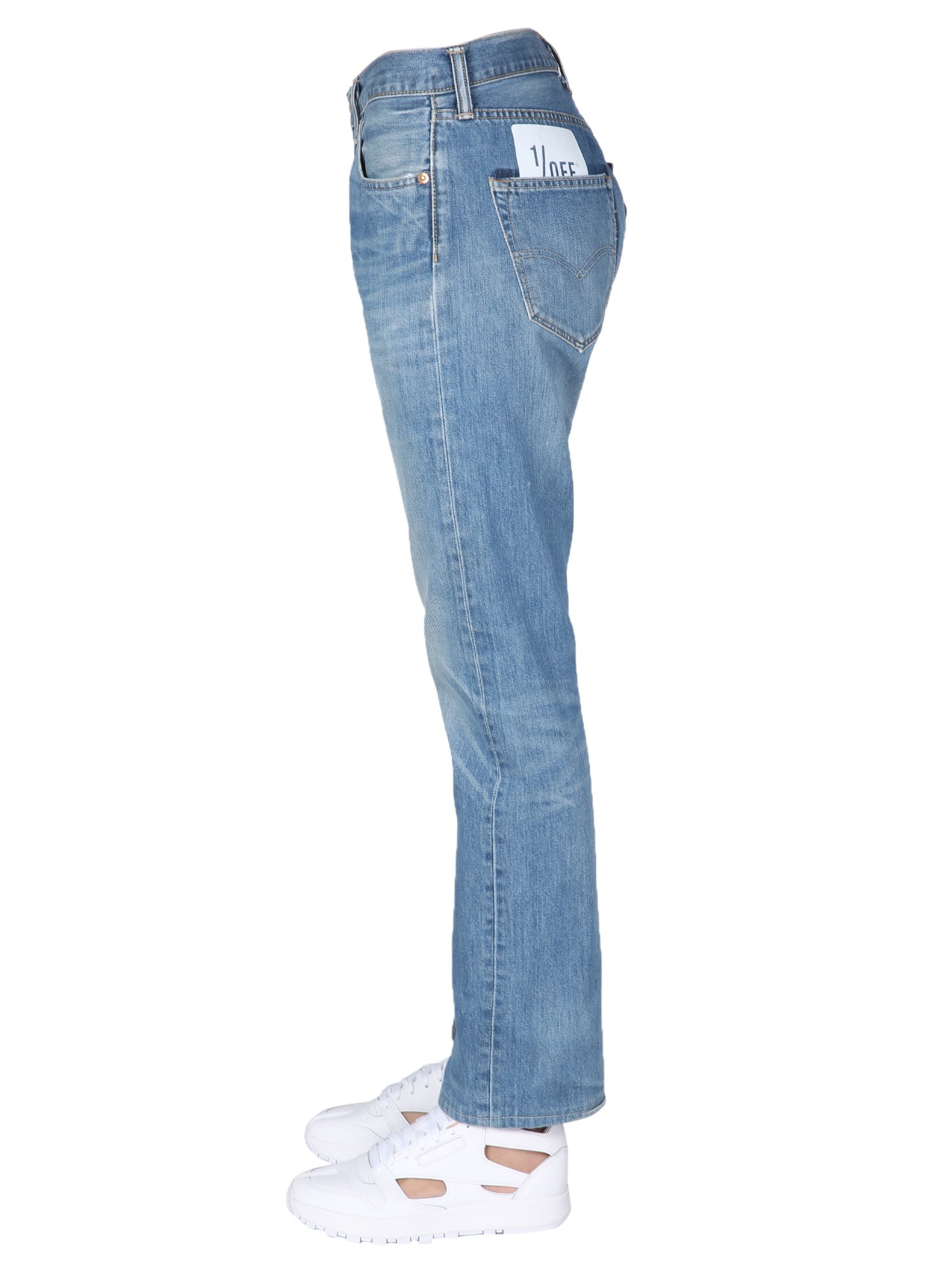 1/OFF    50/50 COTTON DENIM JEANS