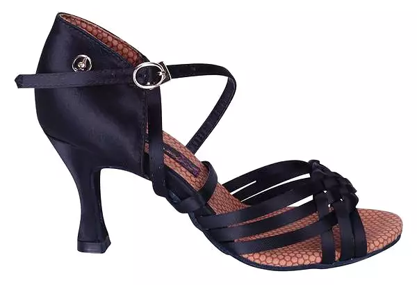 A+ Dance Braided Sandal Black