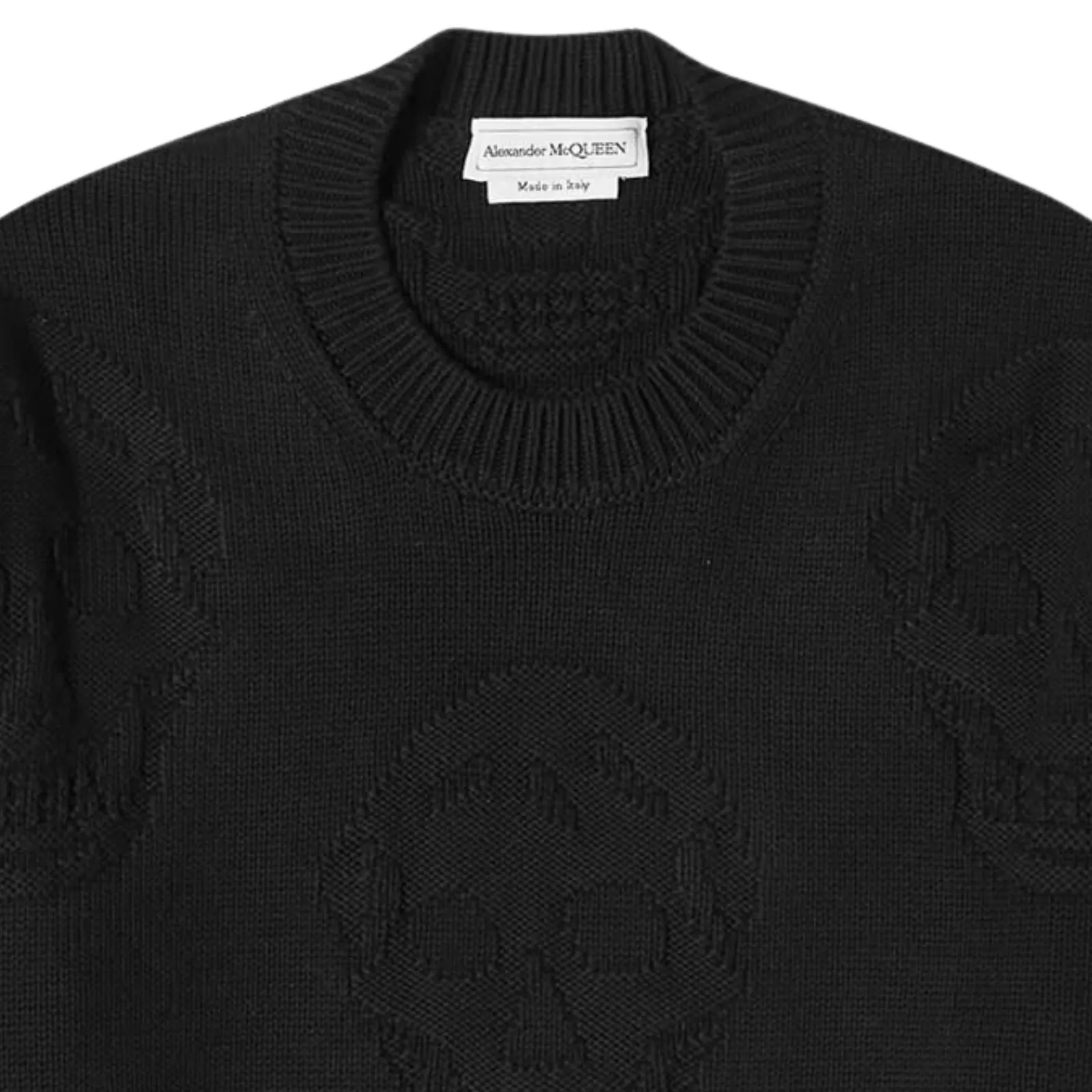 alexander mcqueen  |Crew Neck Unisex Street Style Long Sleeves Plain Cotton Logo