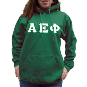 Alpha Epsilon Phi Hanes 10oz. Hoodie - Hanes F170 - TWILL