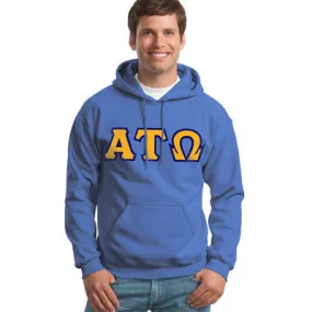 Alpha Tau Omega Hanes 10oz. Hoodie - Hanes F170 - TWILL