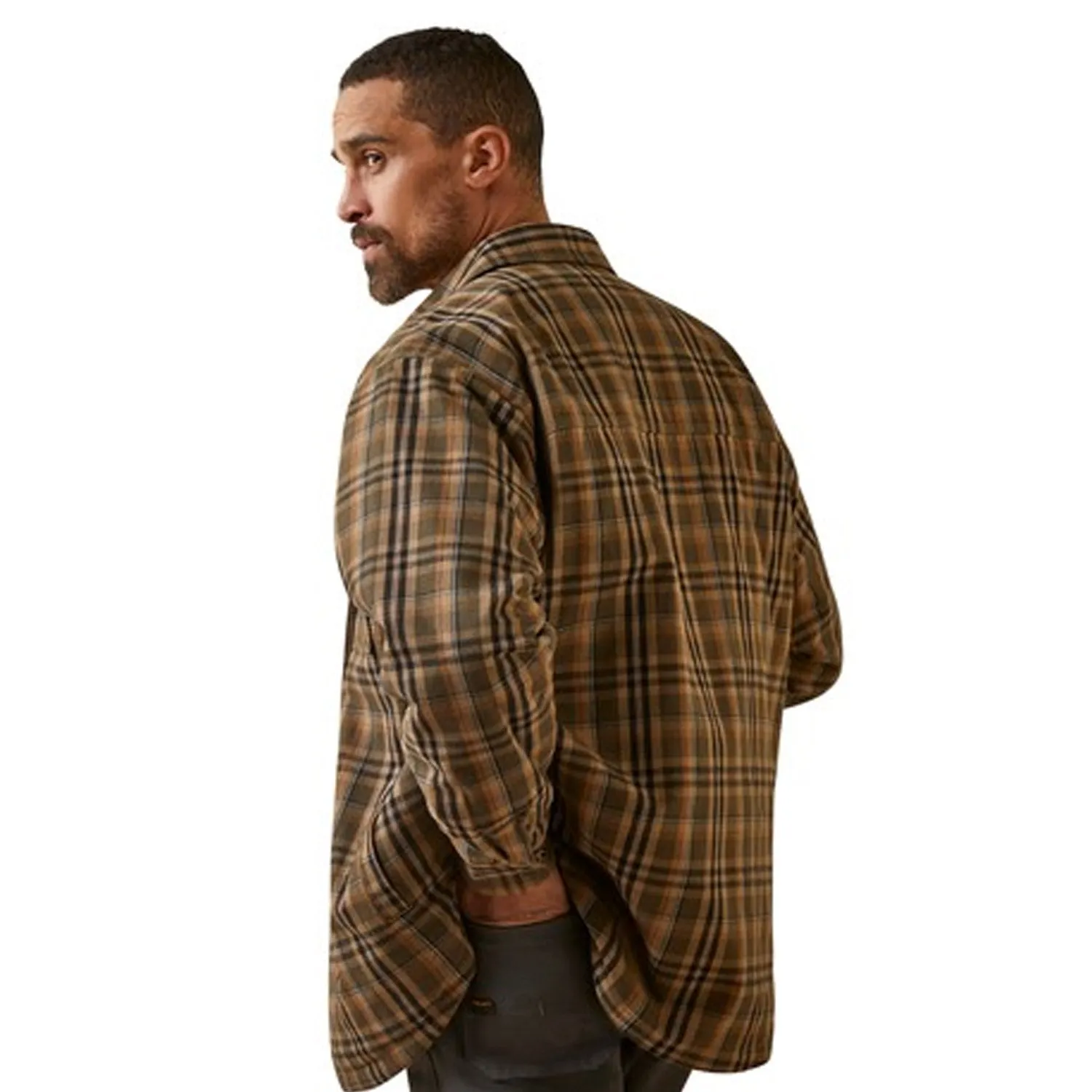 Ariat Men's Rebar Flannel Insulated Shirt Jacket