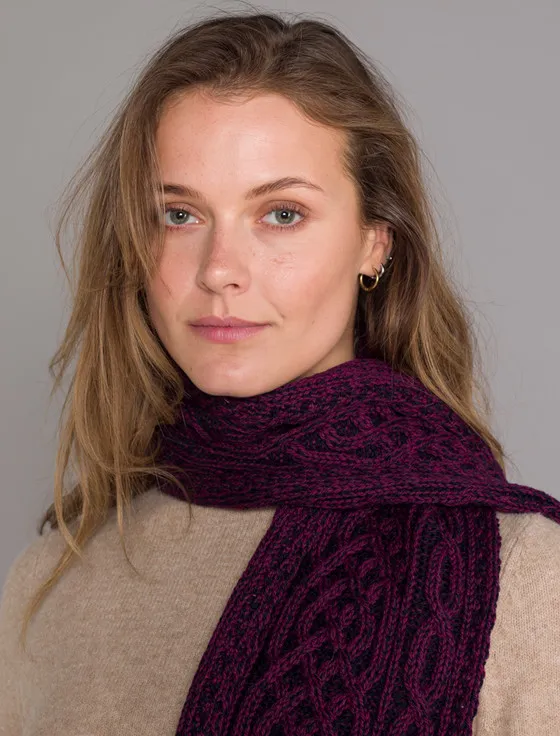 A‎ran Plated Scarf