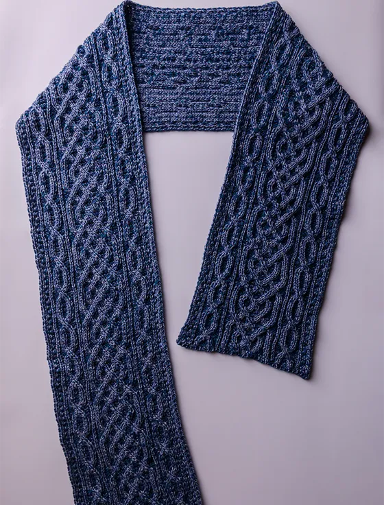 A‎ran Plated Scarf