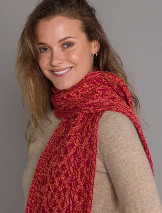 A‎r‎an Plated Scarf