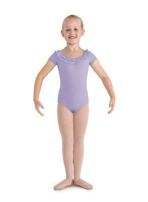 Bloch Child Bow Back Cap Sleeve Leotard - CL8622