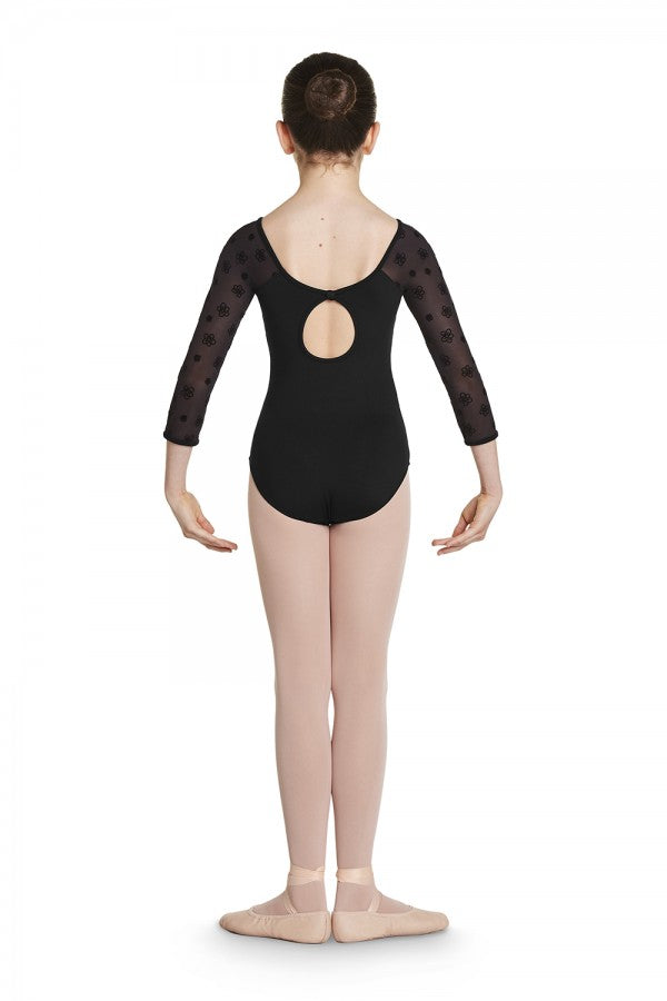 Bloch Child Keyhole Back 3/4 Sleeve Leotard - CL8716