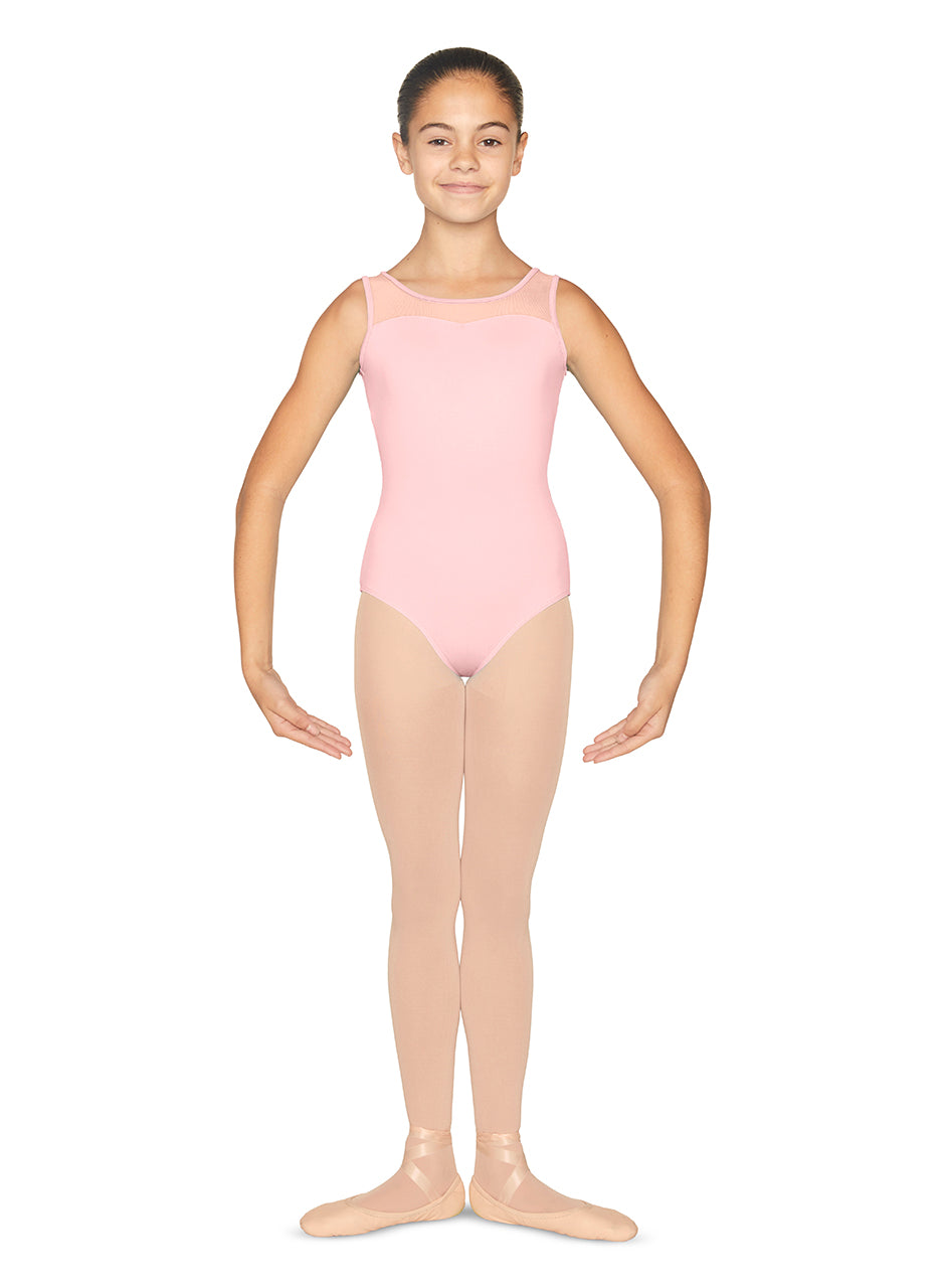 Bloch Child Mesh Back Tank Leotard - CL5565