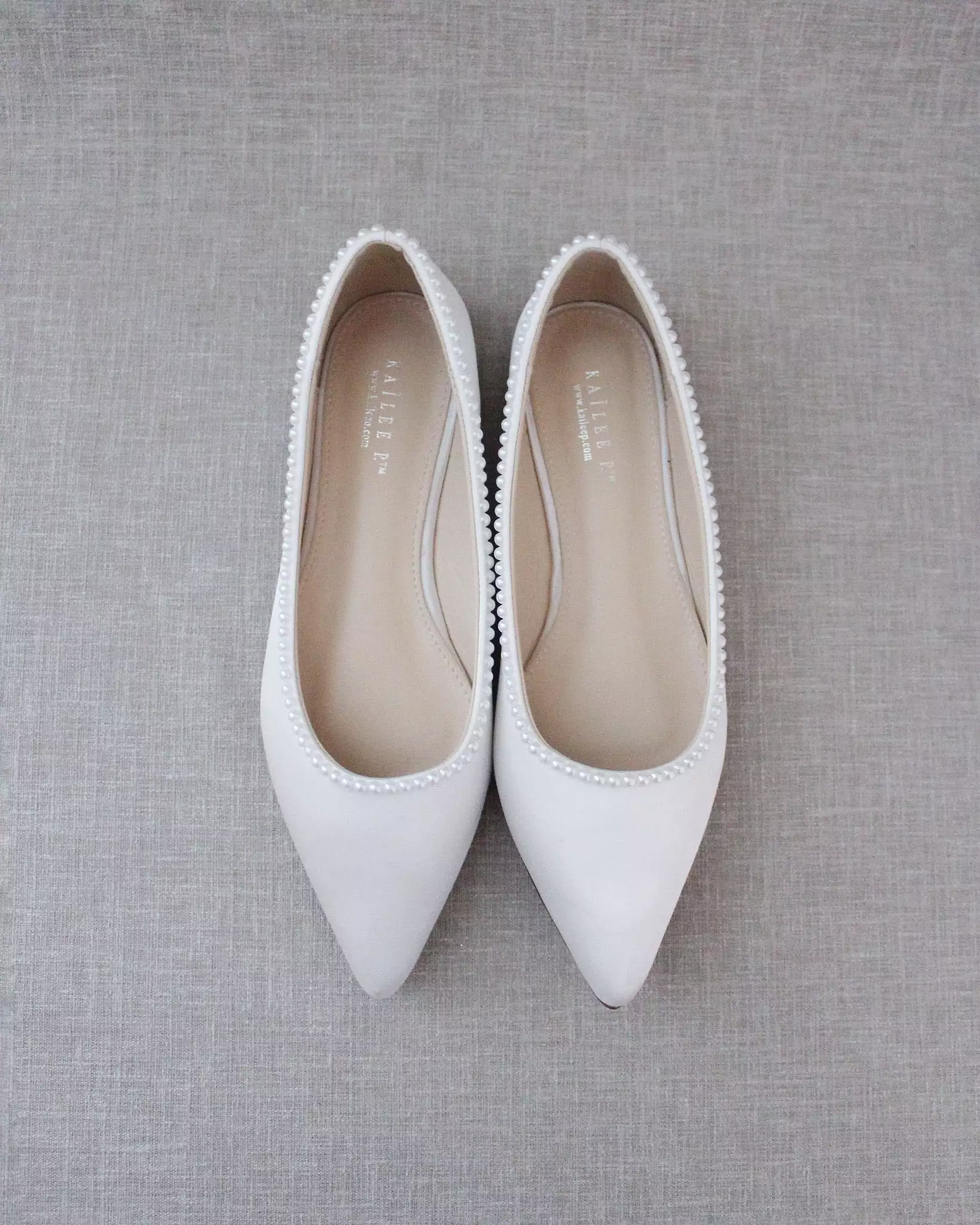 Bridal Flats with Mini Pearls