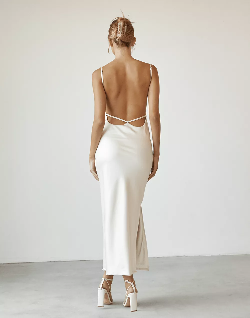 Captivate Maxi Dress (Cream)