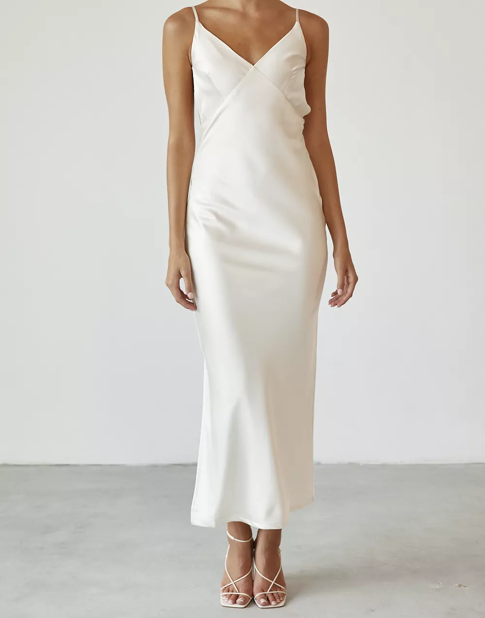 Captivate Maxi Dress (Cream)