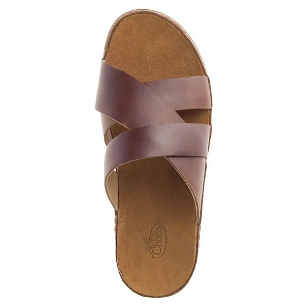 Chaco Women's Sandals - Wayfarer Slide - Toffee