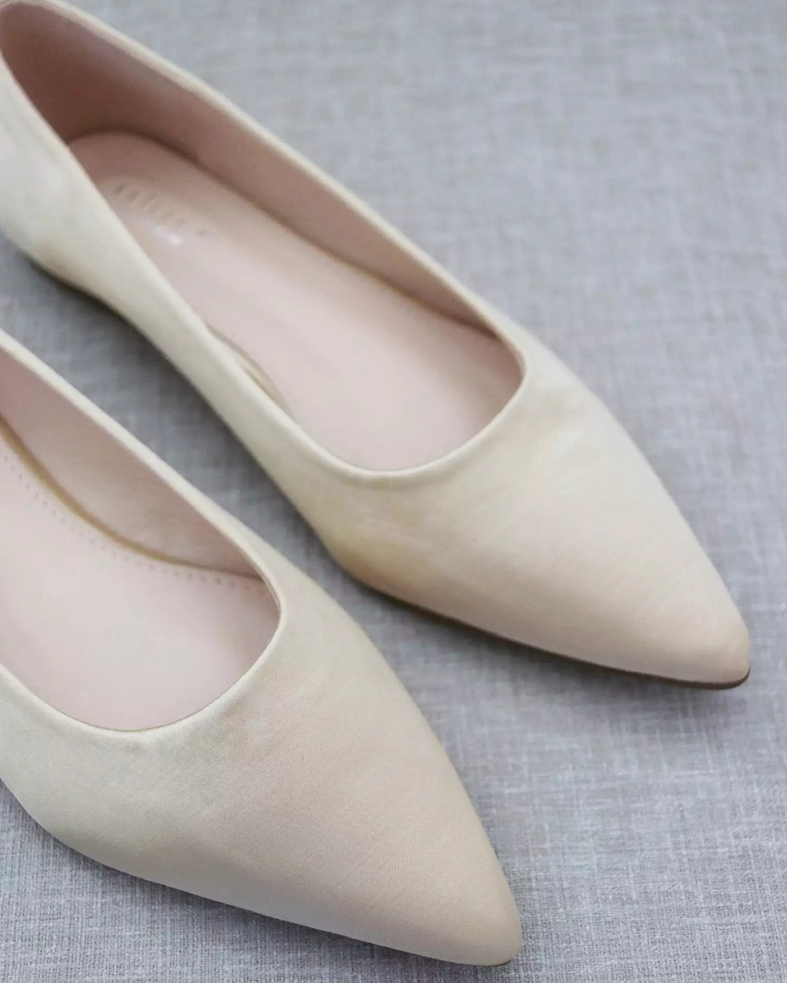 Champagne Pointy Toe Flats