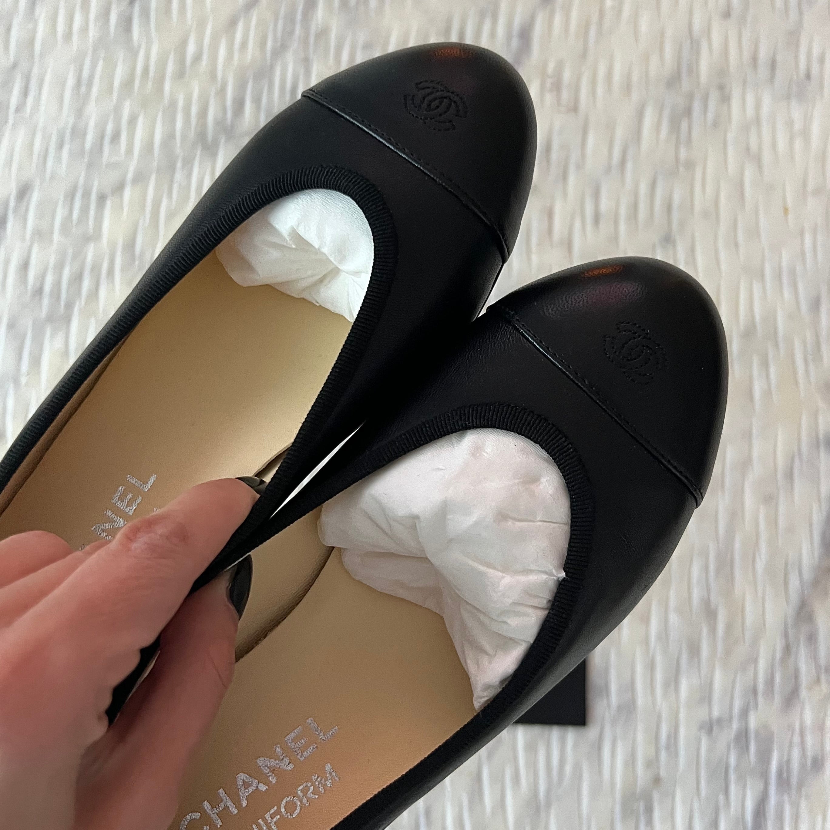 Chanel CC Ballet Flats