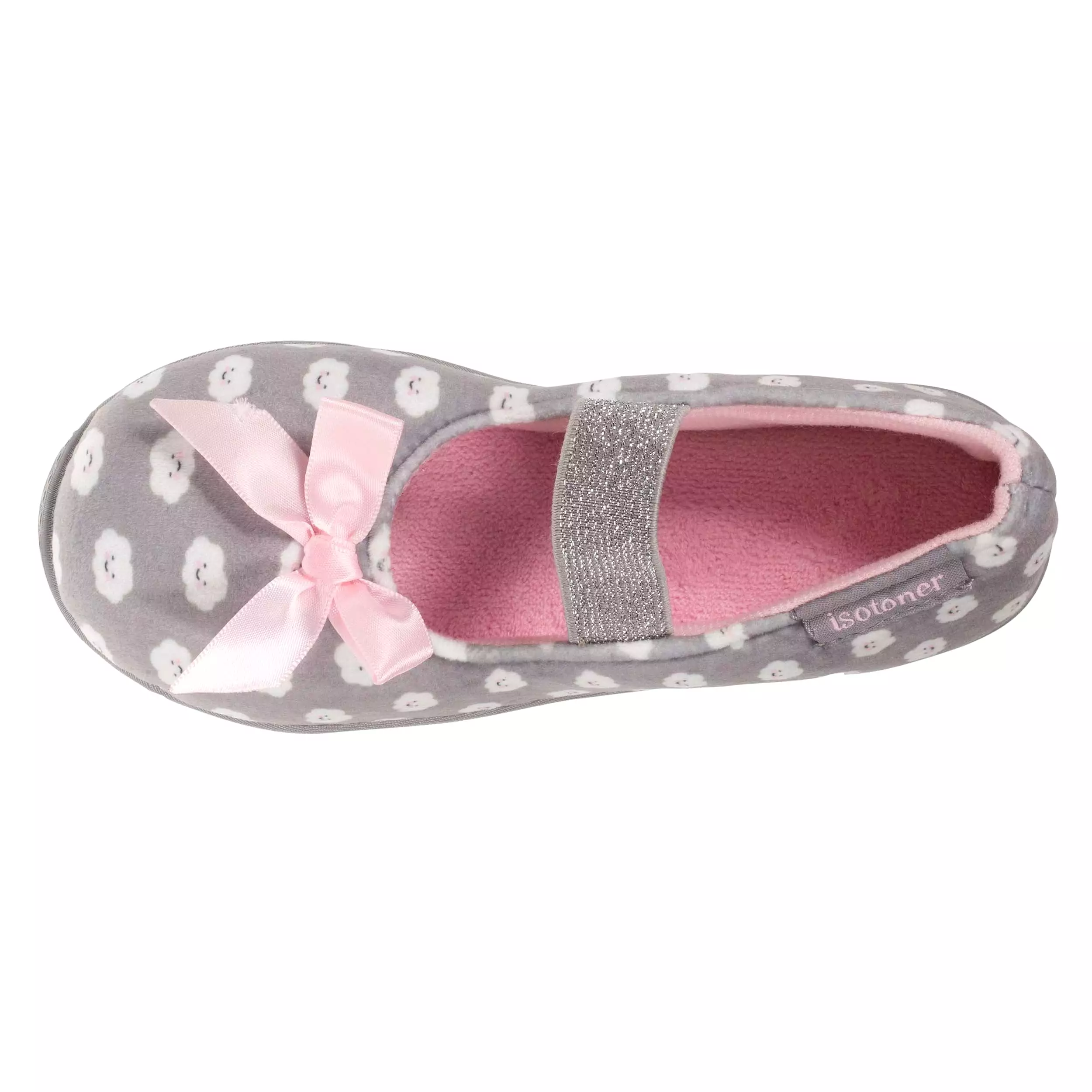 Chaussons ballerines Enfant Gris Nuage