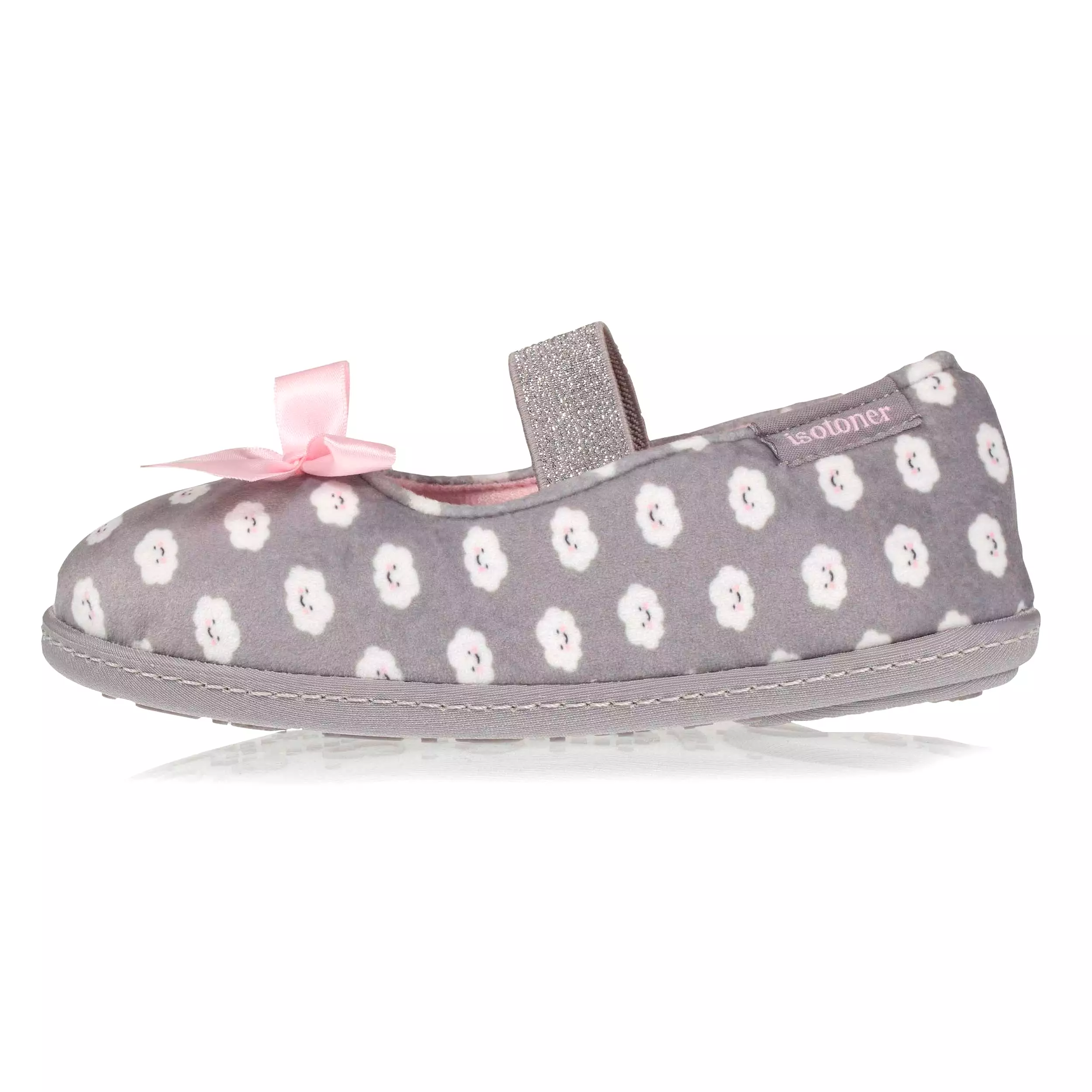 Chaussons ballerines Enfant Gris Nuage