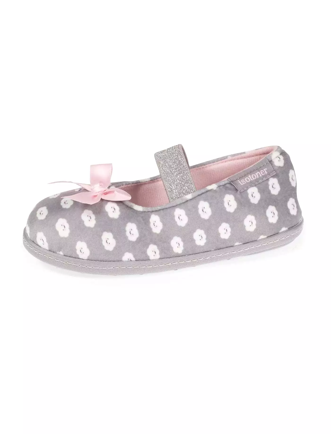 Chaussons ballerines Enfant Gris Nuage