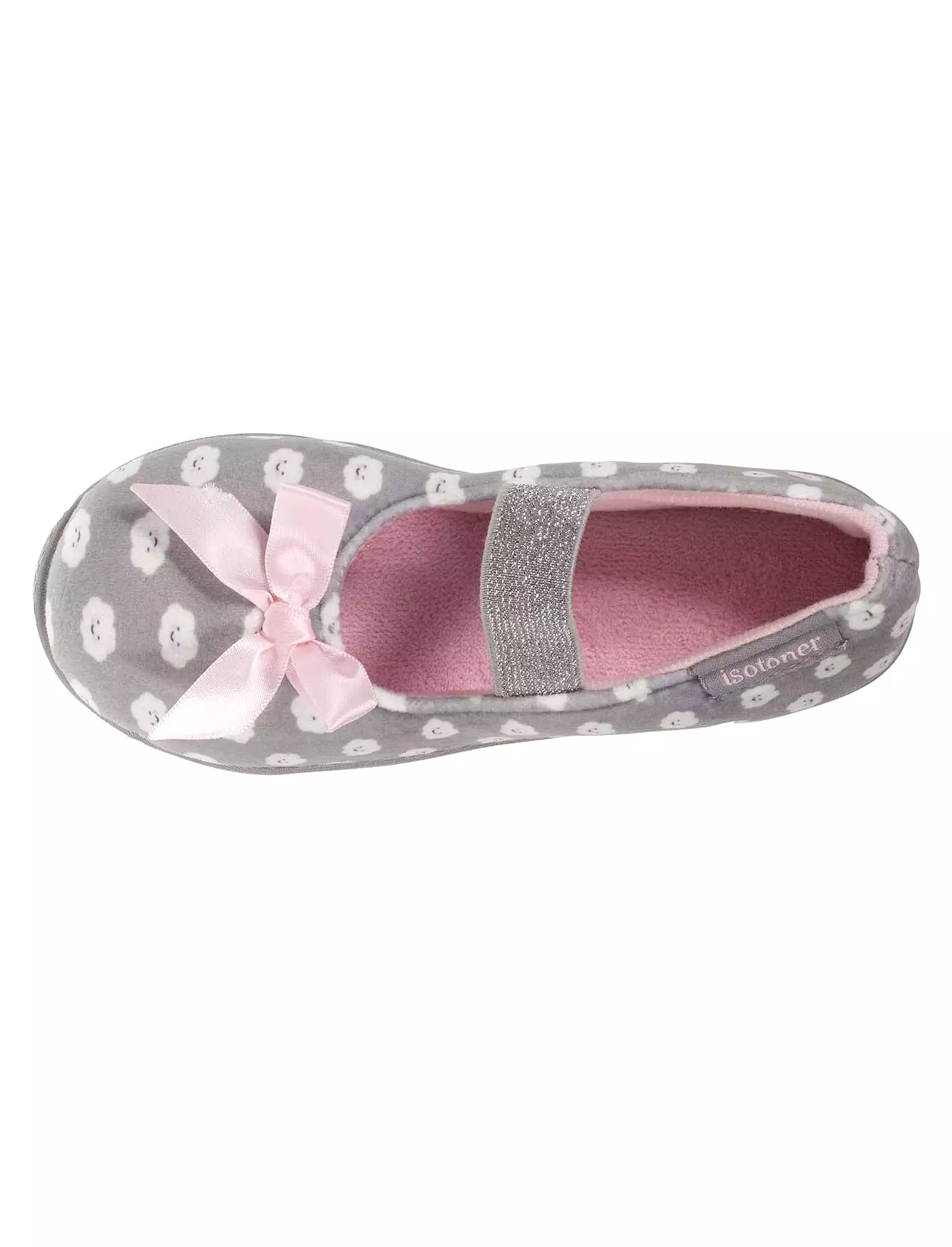 Chaussons ballerines Enfant Gris Nuage