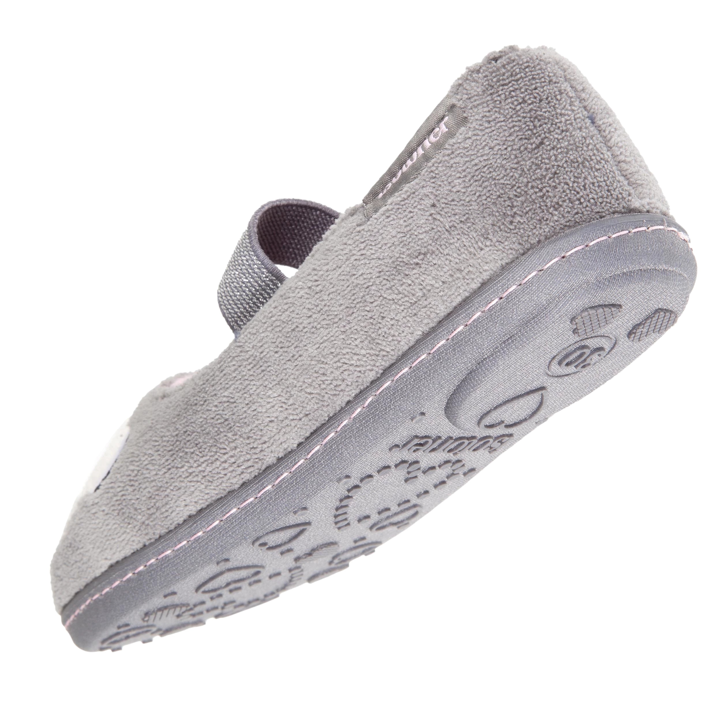 Chaussons ballerines Enfant Gris Panda