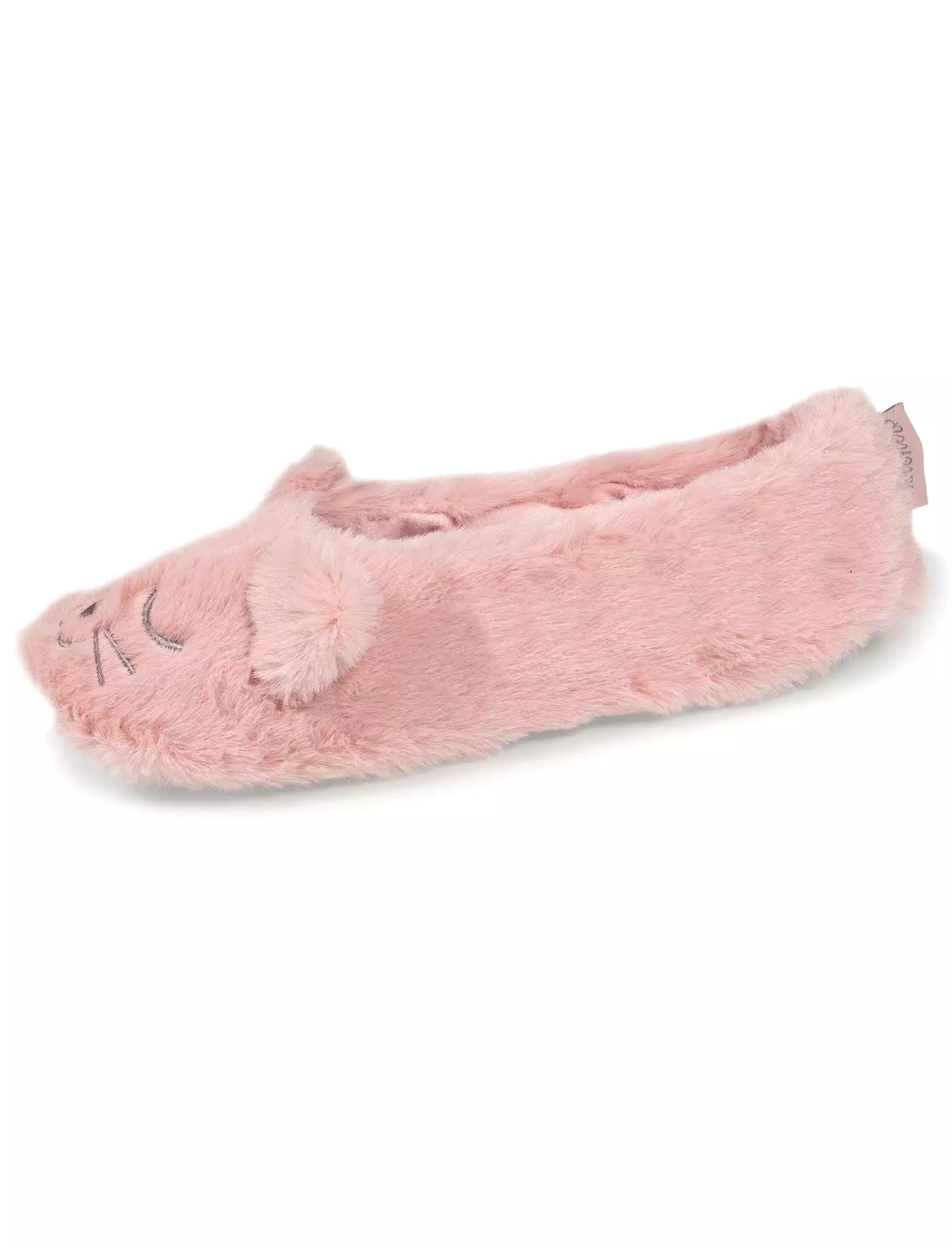 Chaussons ballerines Femme 3D Chat Rose