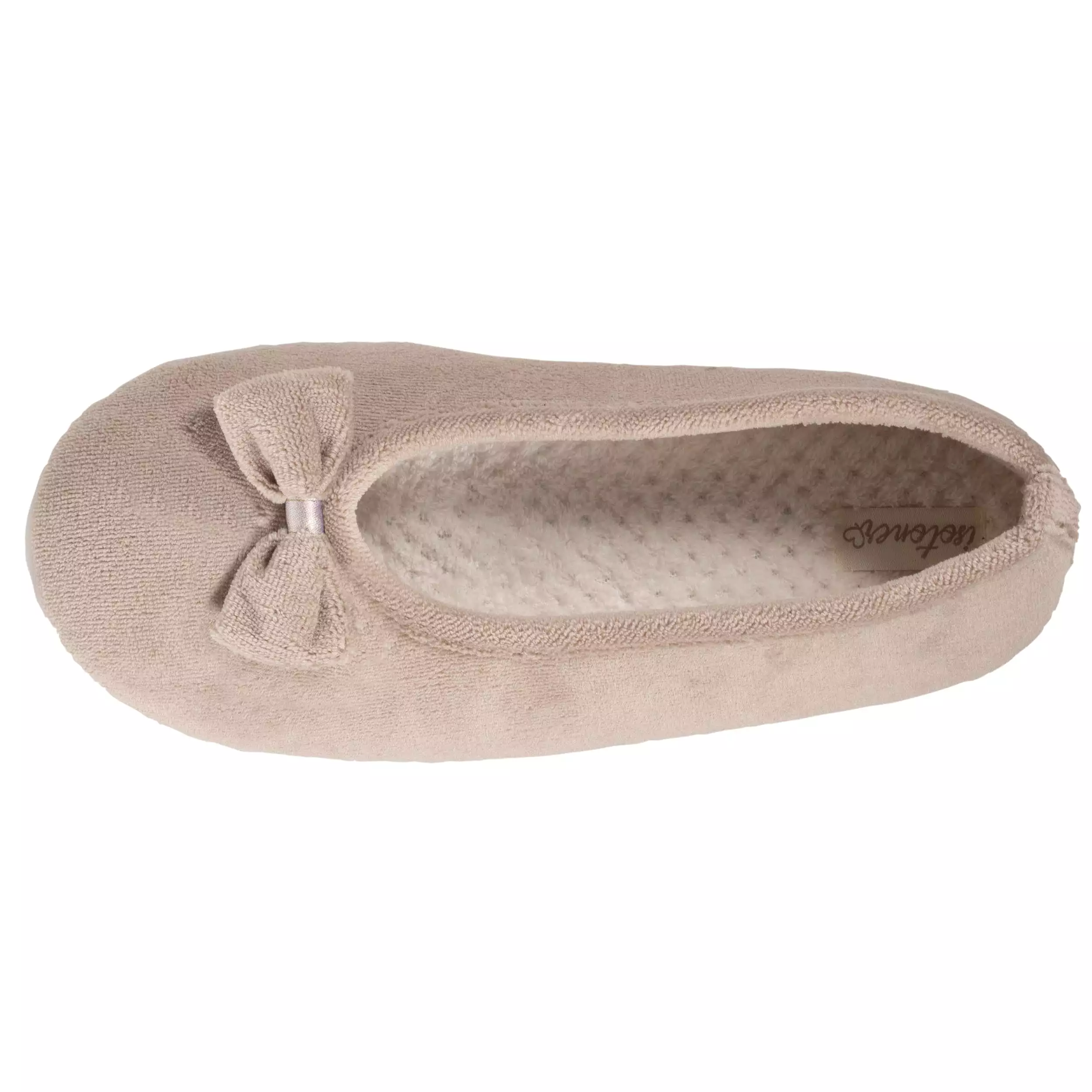 Chaussons ballerines Femme Beige