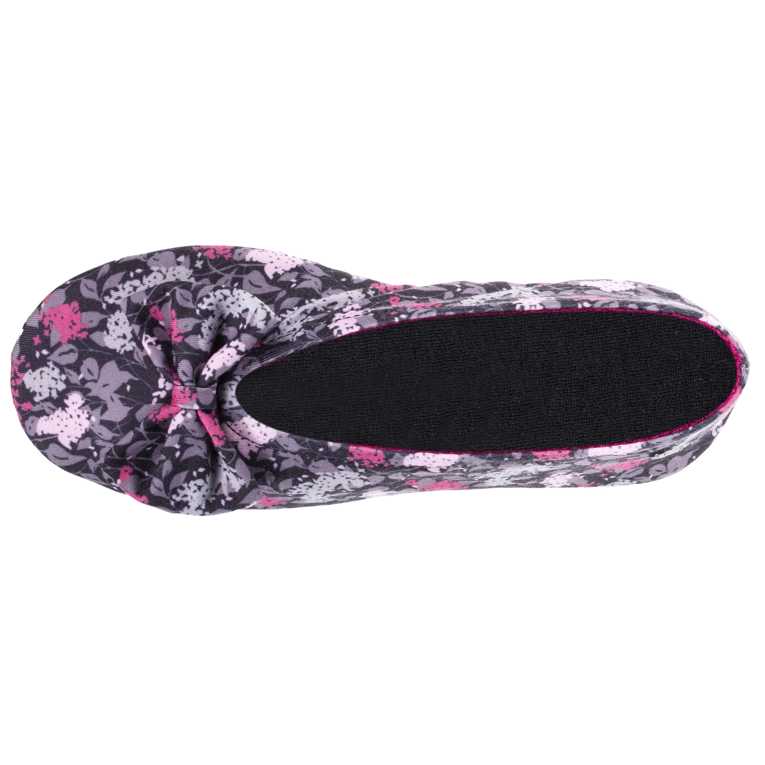 Chaussons ballerines Femme Grand nud Fleurs