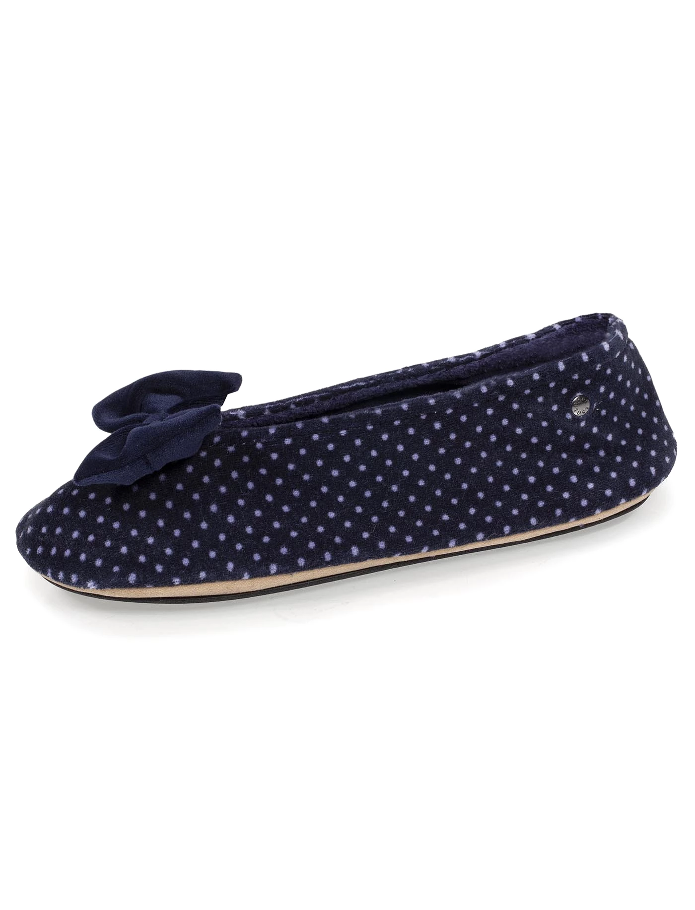 Chaussons ballerines Femme Grand Nud Pois