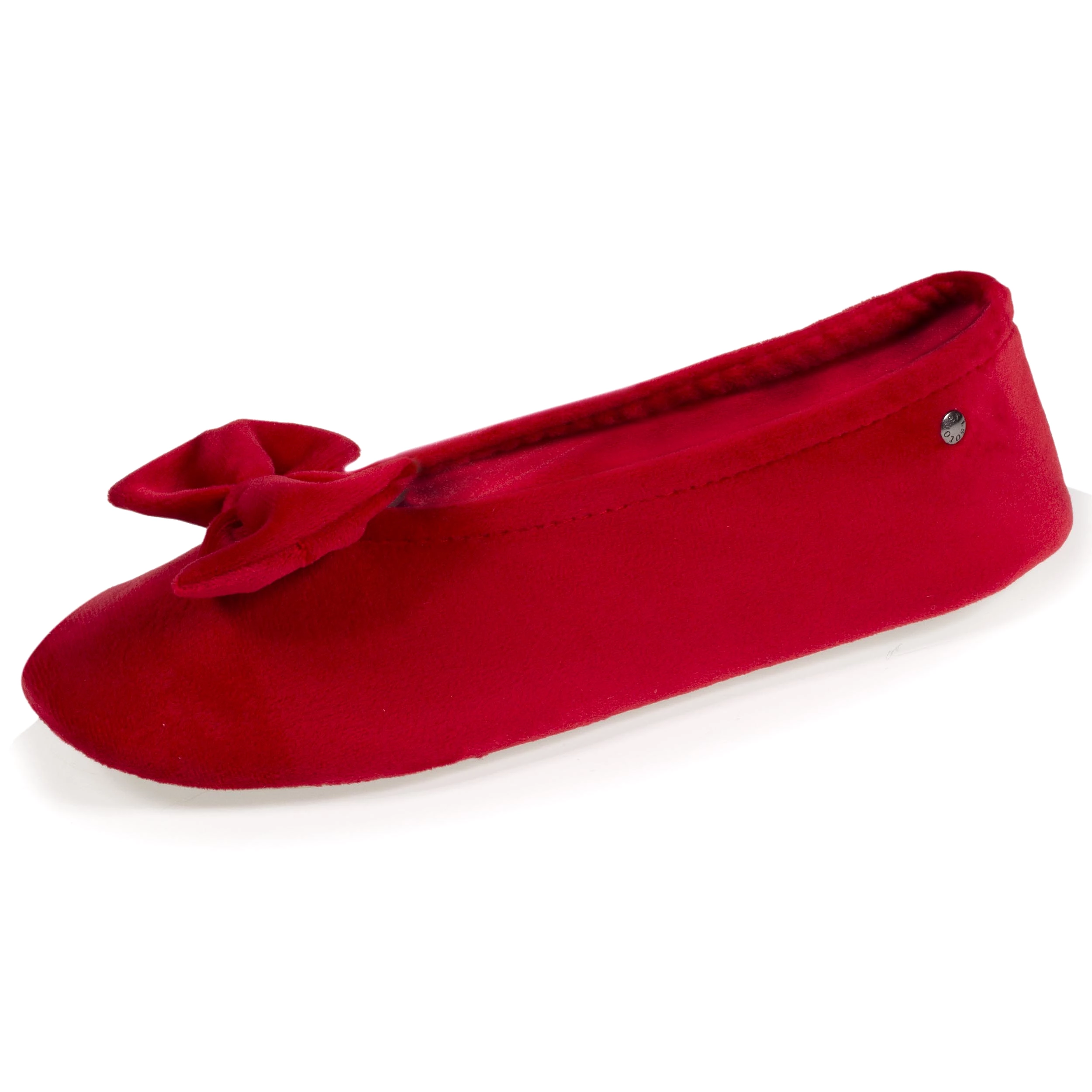 Chaussons ballerines Femme Grand Nud Rouge