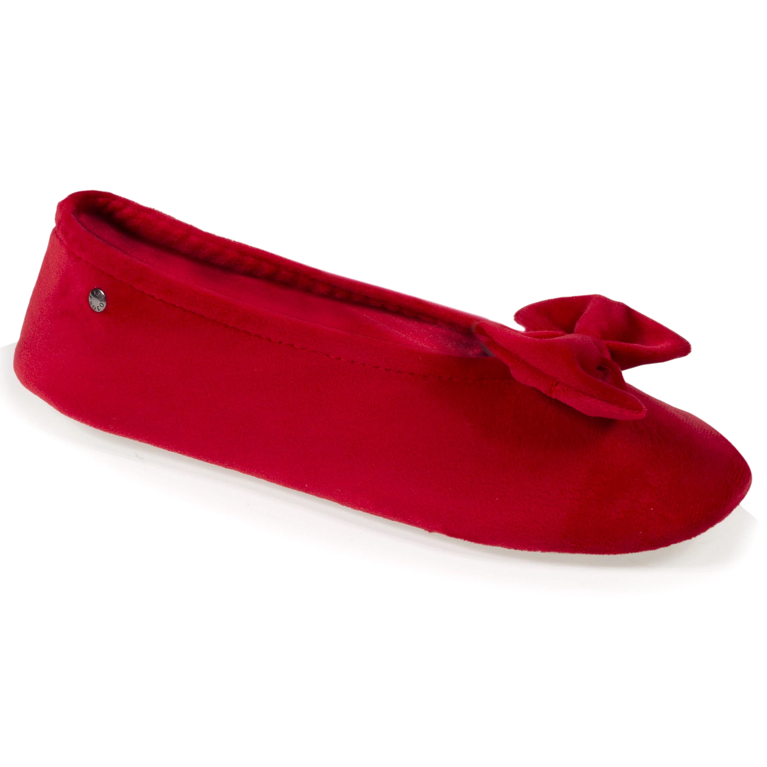 Chaussons ballerines Femme Grand Nud Rouge