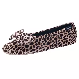 Chaussons ballerines Femme Noeud Girafe