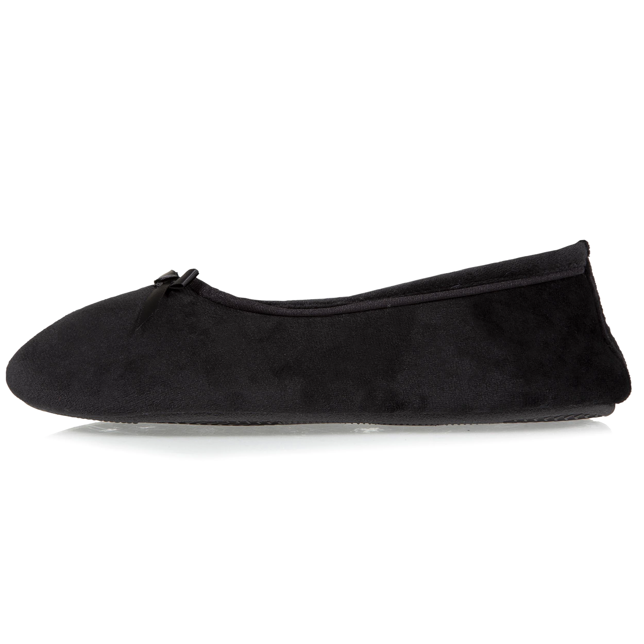 Chaussons ballerines Femme Noir/Pois