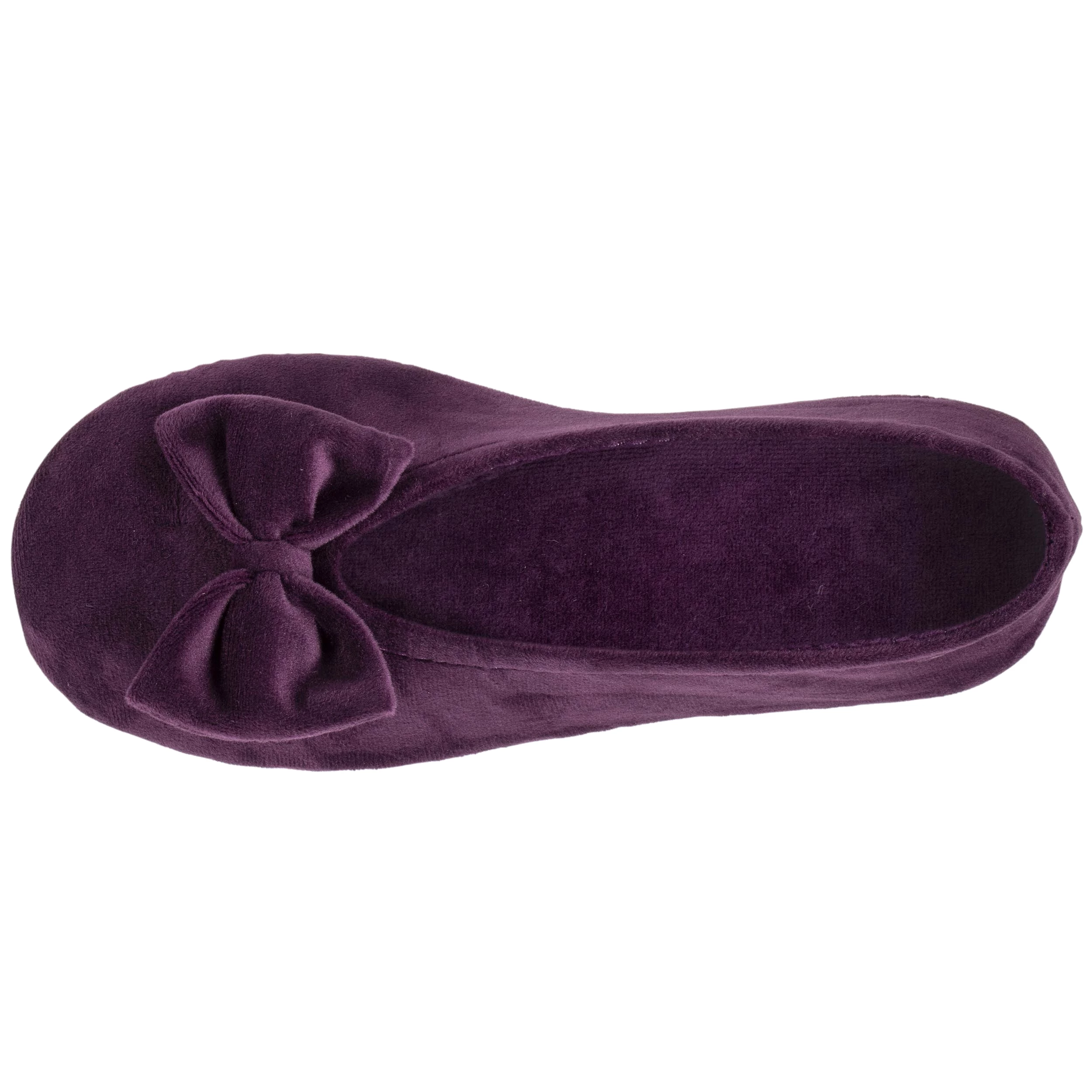 Chaussons ballerines Femme Nud Aubergine