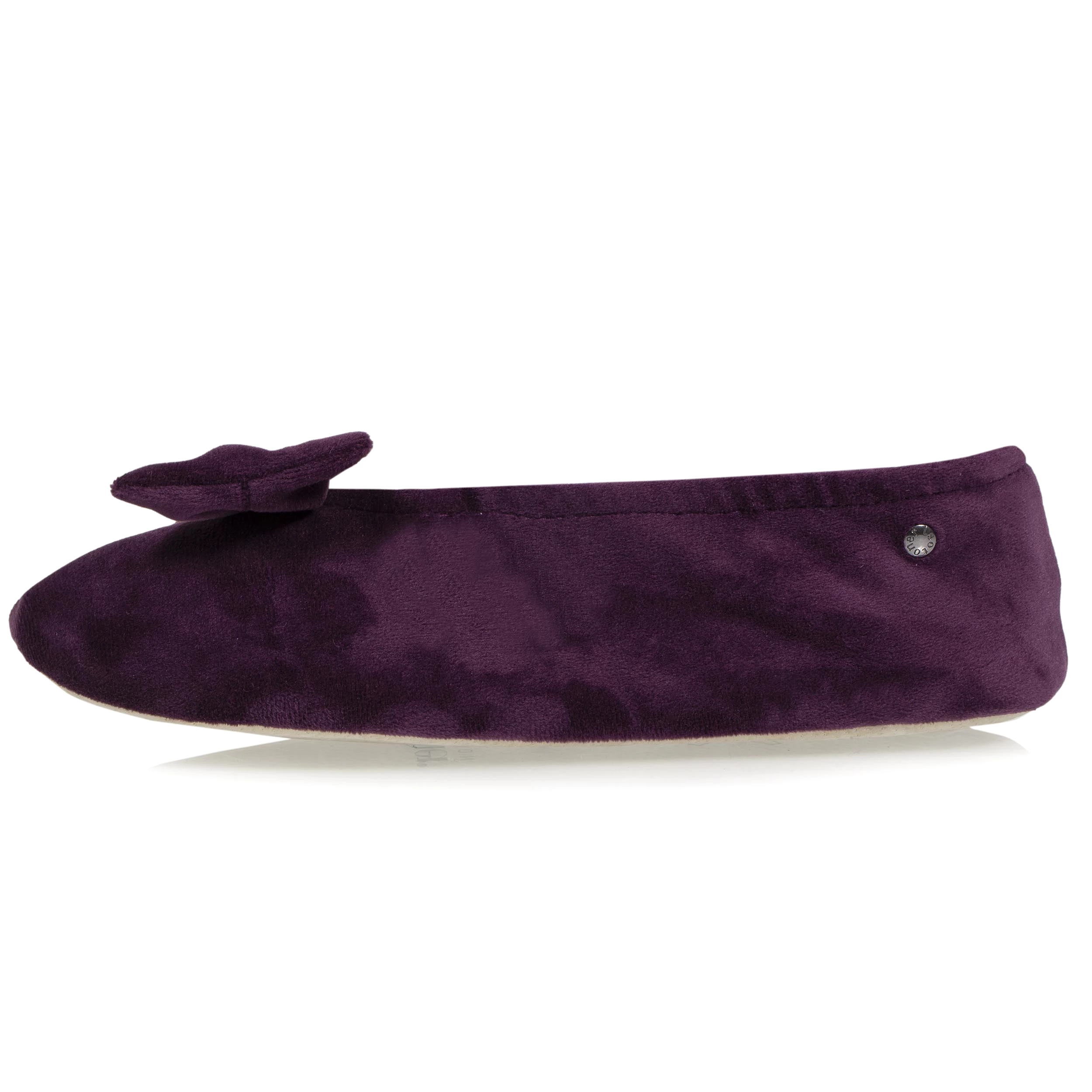 Chaussons ballerines Femme Nud Aubergine