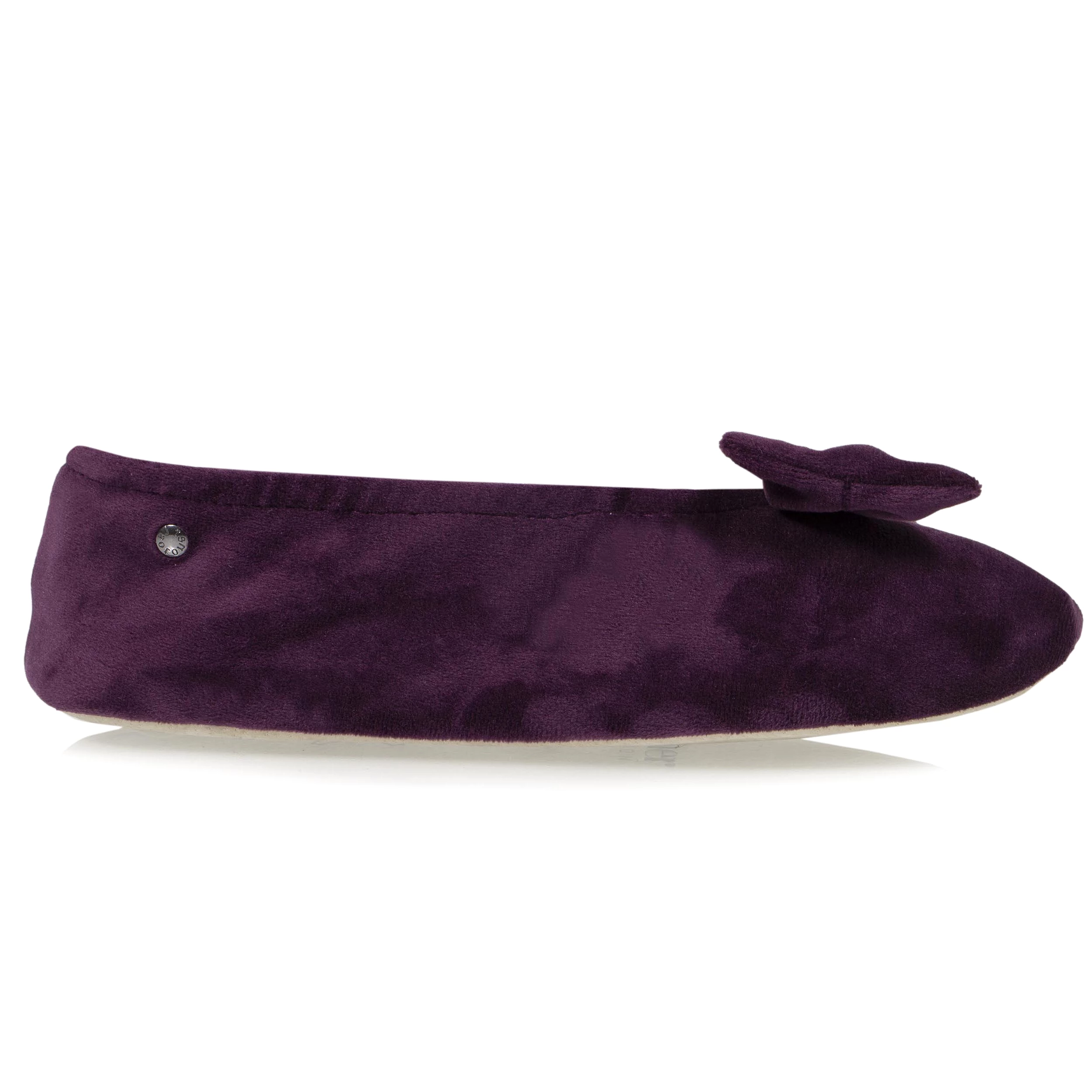 Chaussons ballerines Femme Nud Aubergine