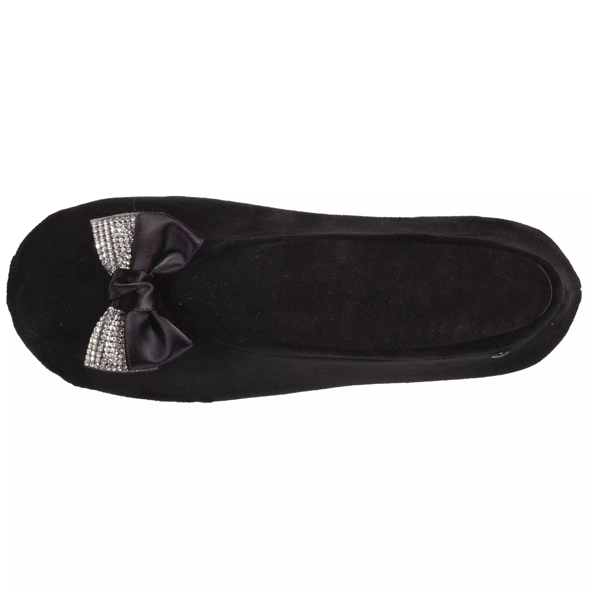 Chaussons ballerines Femme Nud Bijou Noir