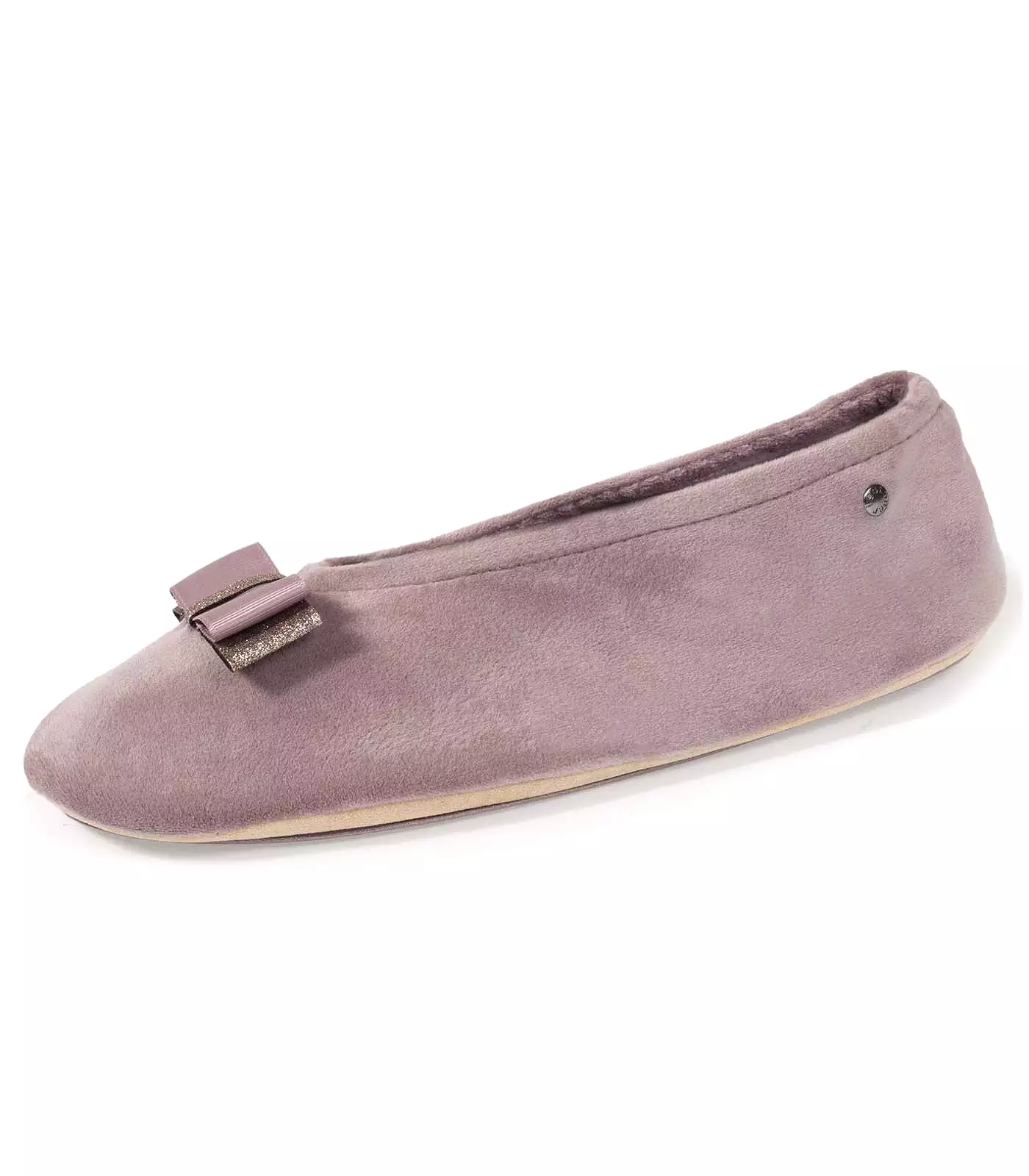 Chaussons ballerines Femme Nud Gros-grain Taupe