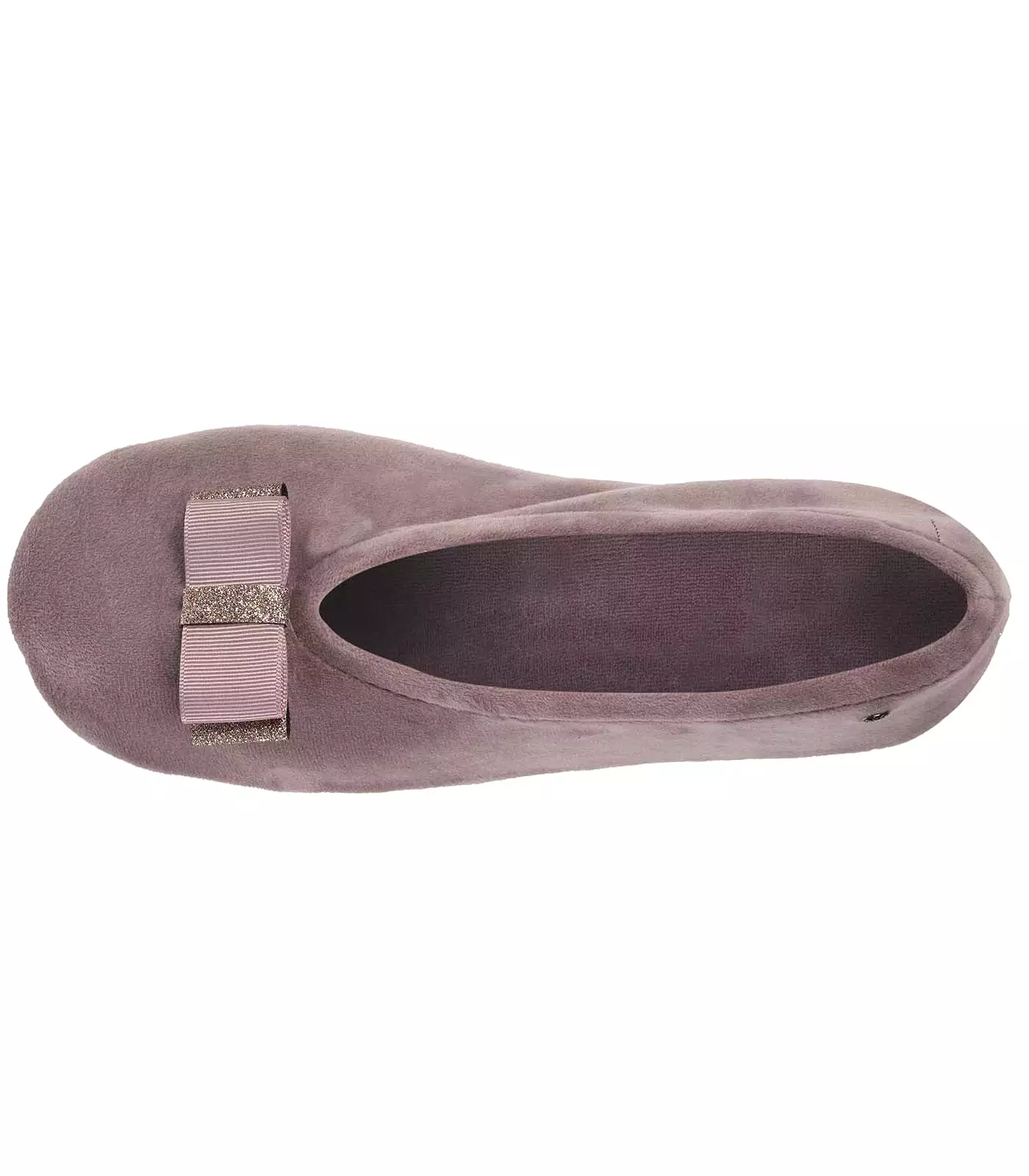 Chaussons ballerines Femme Nud Gros-grain Taupe