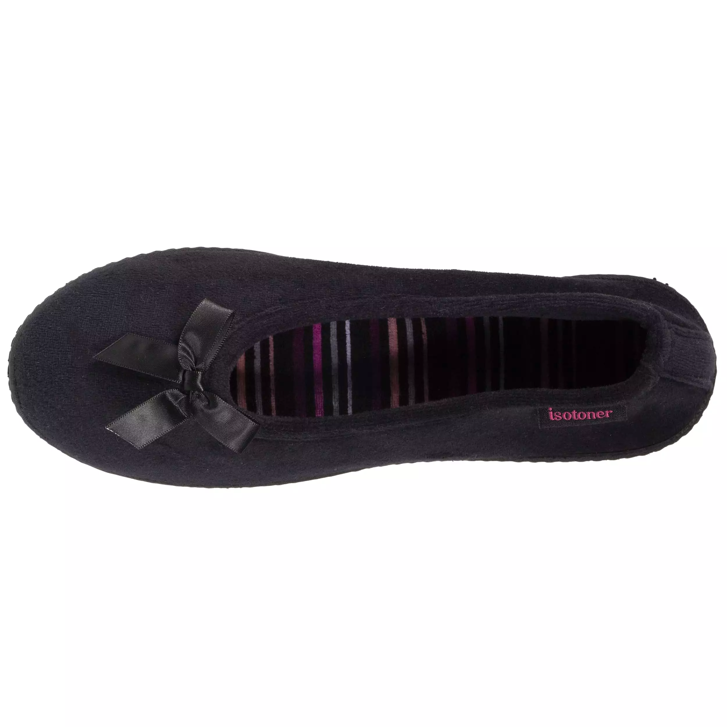 Chaussons ballerines Femme nud Noir