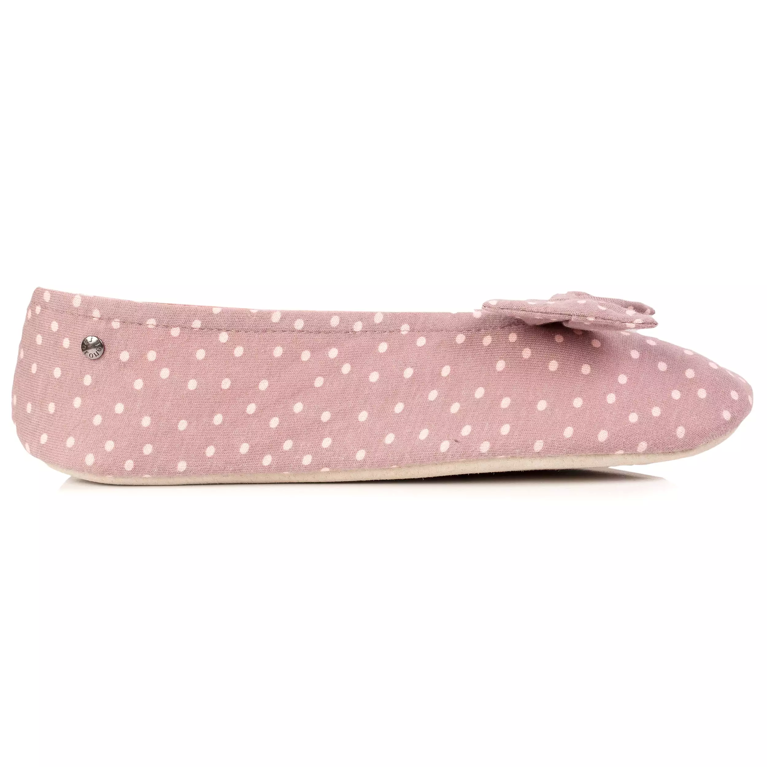 Chaussons ballerines Femme Nud pois