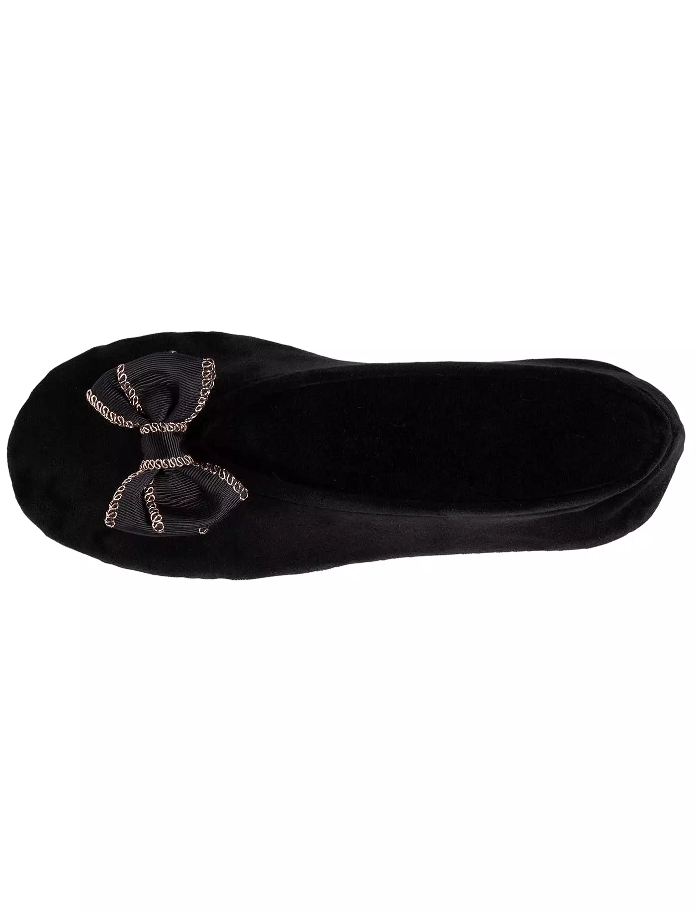 Chaussons ballerines Femme Nud Précieux Noir