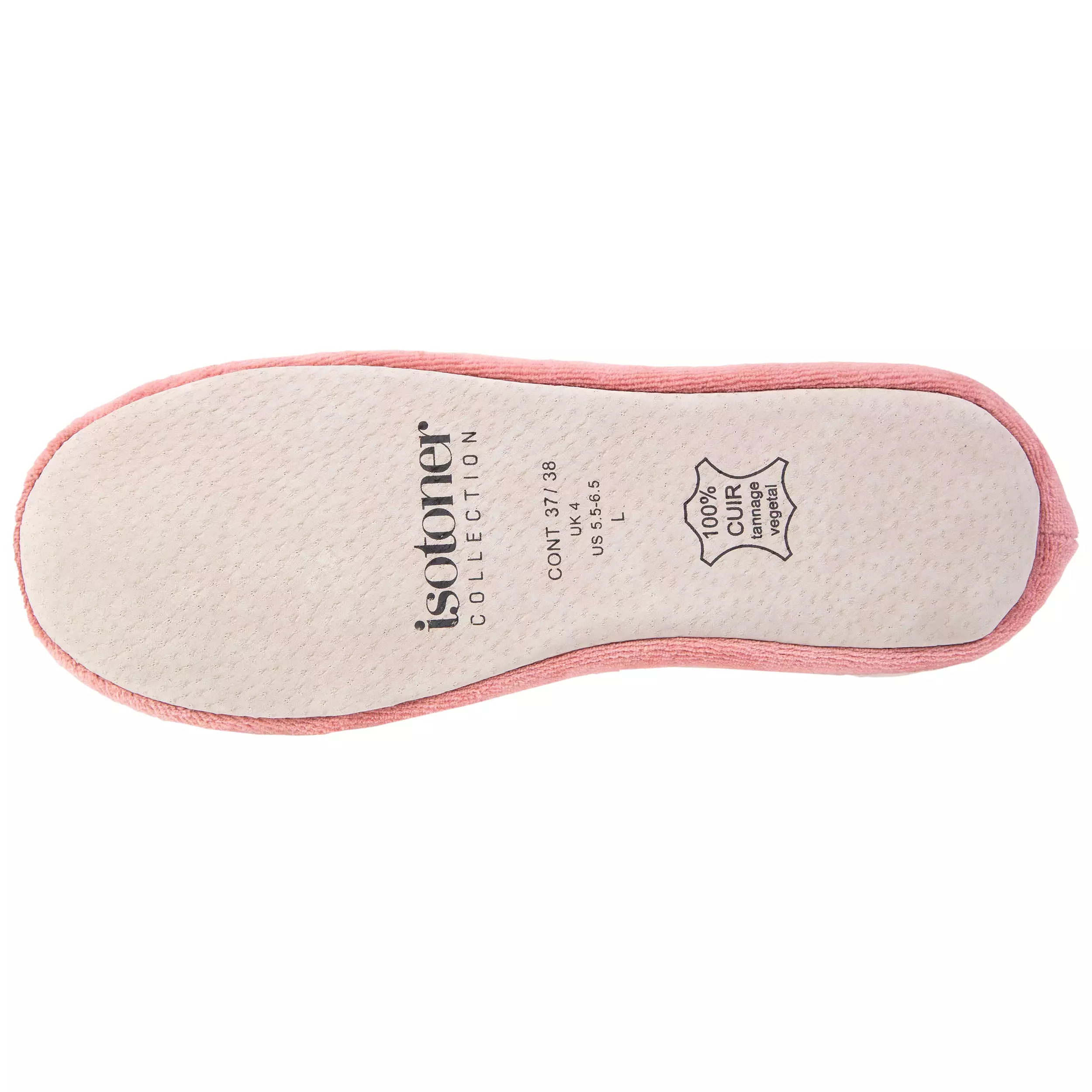 Chaussons ballerines Femme Nud Rose