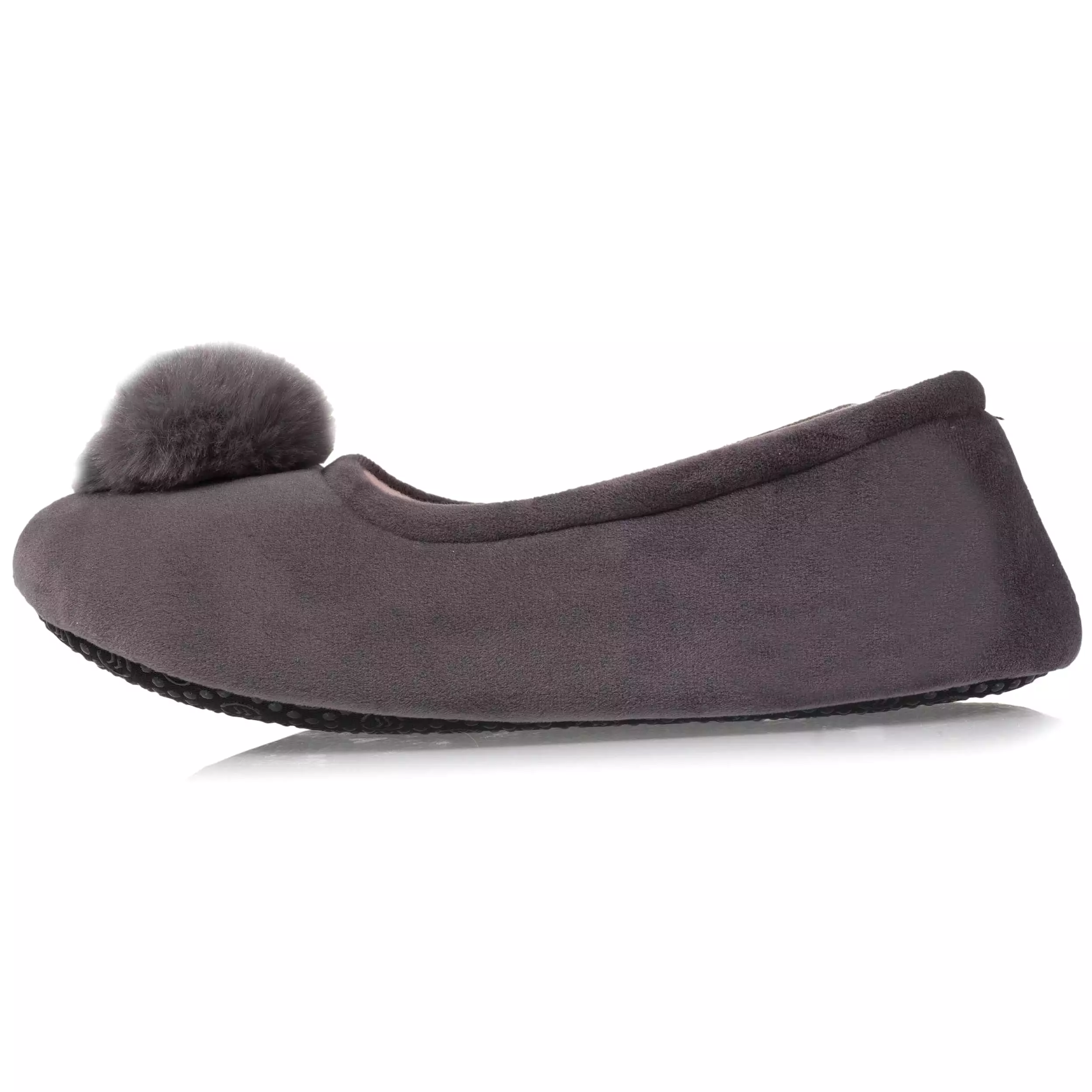 Chaussons ballerines Femme Pompon