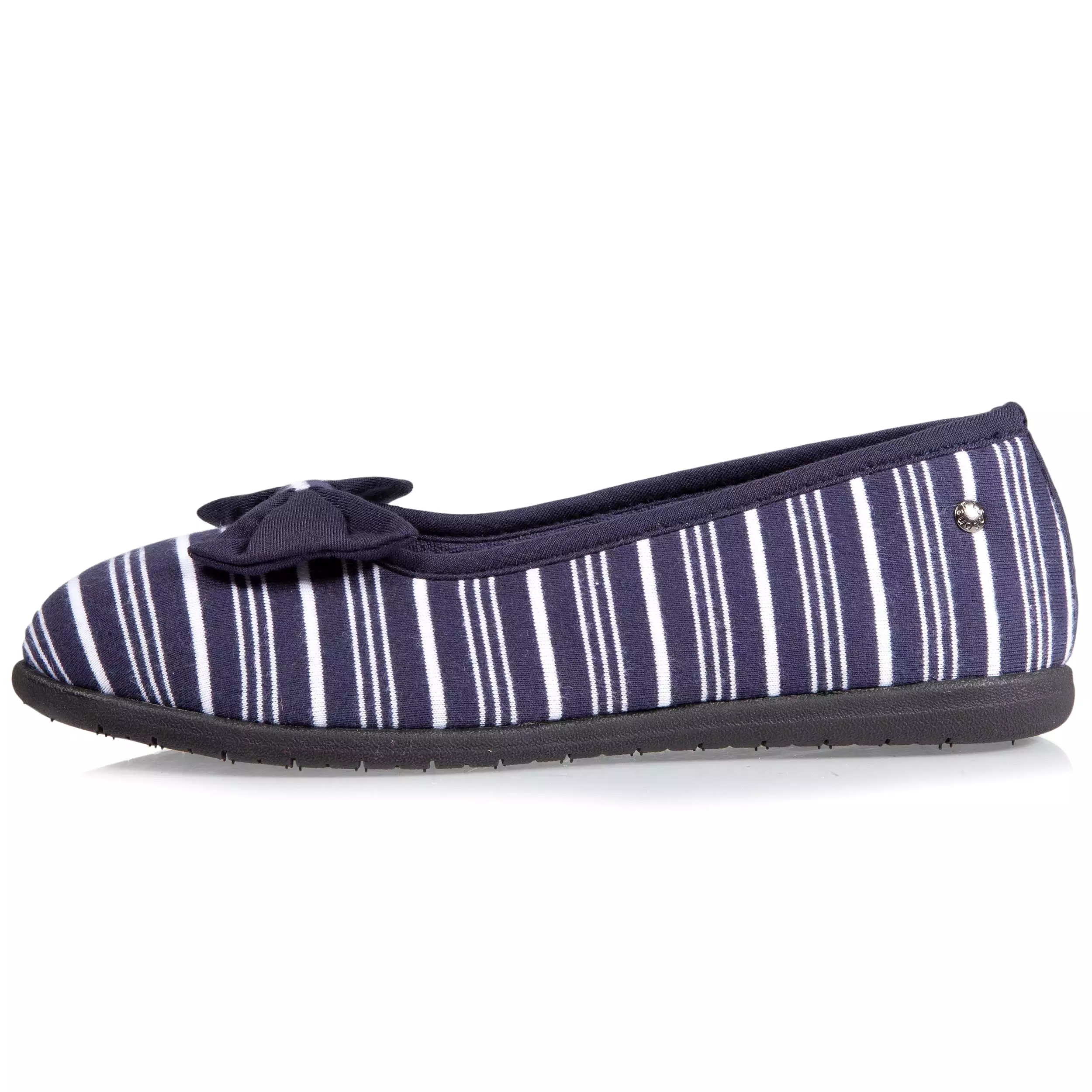 Chaussons ballerines Femme Rayures marine