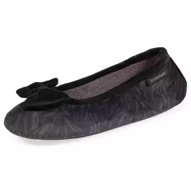 Chaussons ballerines Femme Zèbre Noir