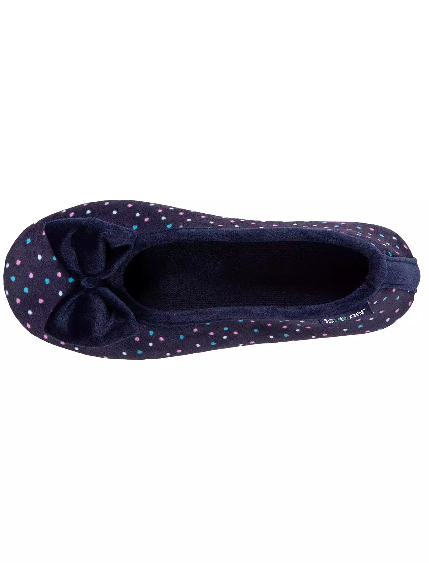 Chaussons ballerines recyclées Femme Pois