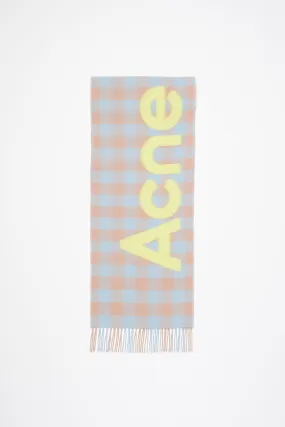 Check logo scarf