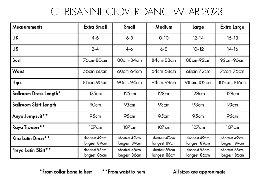 Chrisanne Clover Neptune Knee Length Black Latin Practice Flare Skirt 1054 in Stock