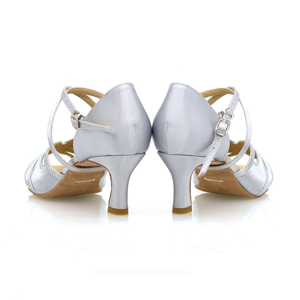 Ella - 2.5 Latin Bridal Dance Heels