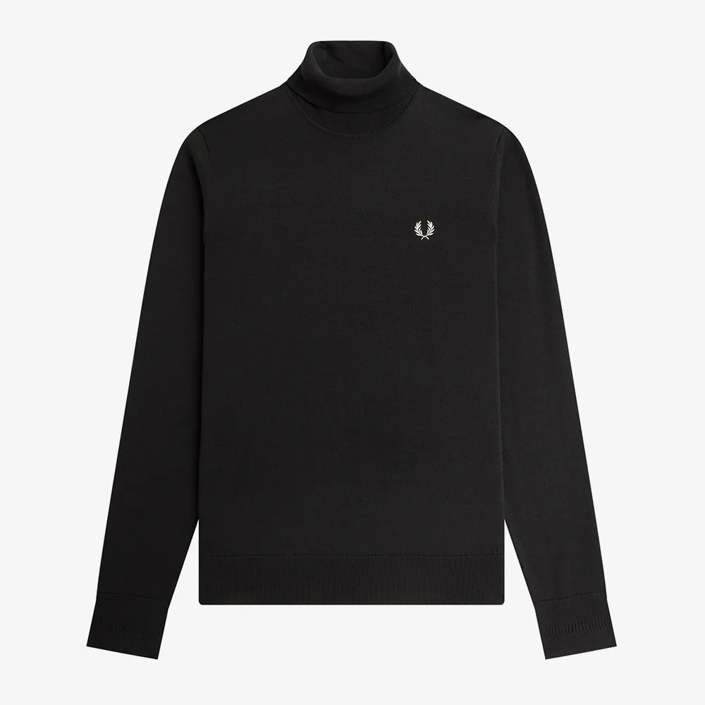 FRED PERRY  |Unisex Wool Street Style Long Sleeves Plain Cotton Oversized